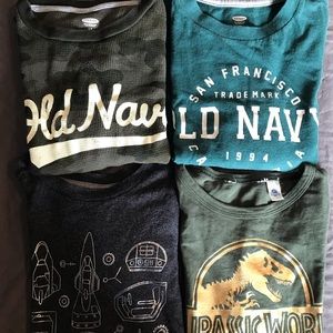 Boys long/short sleeve tees size 6-7